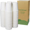 CantaGreen 6 OZ White Paper Cups,200 Count Heavyduty Disposable Hot and Cold Cup