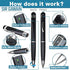 SIRGAWAIN Hidden Spy Camera Pen 1080p - Nanny Camera Spy Pen Full HD Loop Recording or Picture Taking - Wireless Hidden Security Cam with Wide Angle Lens, Discrete Rechargeable