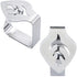 MIAO JIN 8 Pcs Stainless Steel Tablecloth Clips Leaf Shape Adjustable Cloth Clip Tablecloth Clamp Holder Table Cover Clamps for Home Wedding Party Picnic