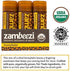 ZAMBEEZI Organic, Fair Trade Beeswax Lip Balm - Honeybalm 3 Pack - Ethically Sourced - Honey Flavor