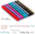 GAINWELL Wine Glass Markers – Pack of 8 Food–Safe Non-Toxic Wine Glass Marker Pens, Can also be Used on Ceramic Plates and other Glass and Dinnerware