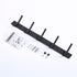 KES Wall Coat Hook Rack with 5 Robe Hooks Heavy Duty Towel Hanger Stainless Steel Matte Black, AH203H5-BK