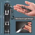 UltraTac K1 LED Flashlight Keychain with Tail Switch, 180lm AAA Keychain Flashlights for EDC, Camping, Hiking, Outdoor Activity and Emergency Lighting (Brownish Gray)