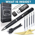 SIRGAWAIN Hidden Spy Camera Pen 1080p - Nanny Camera Spy Pen Full HD Loop Recording or Picture Taking - Wireless Hidden Security Cam with Wide Angle Lens, Discrete Rechargeable