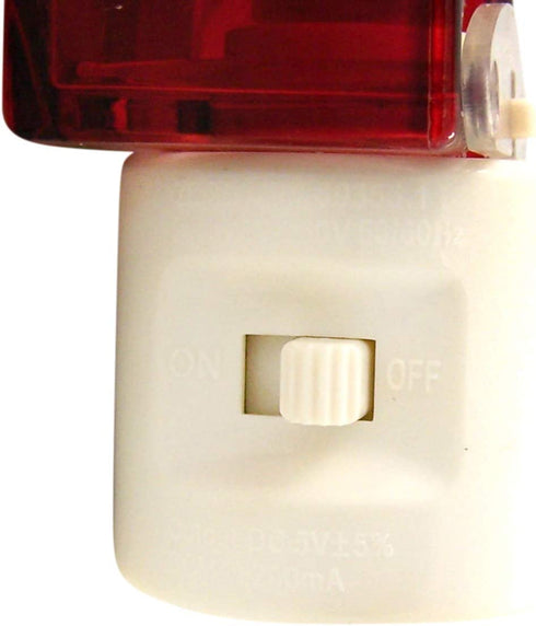 Roman Sleeping Mouse By Candlelight 7 Inch Resin Glass Swivel Plug-In Holiday Wall Night Light, Multicolored