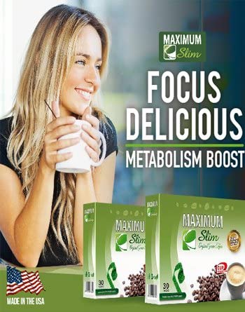 Premium Coffee BOOSTS your Metabolism DETOXES your Body & CONTROLS your Appetite. EFFECTIVE WEIGHT LOSS FORMULA has Original Green Coffee & Natural Herbal Extracts (Laxative Free), 12