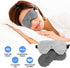 Silk Cooling Weighted Sleep Eye Mask-Relief for Headache/Migraine Relief/Sinus Pain/Puffy Dry Eyes,Universal Size (Grey)
