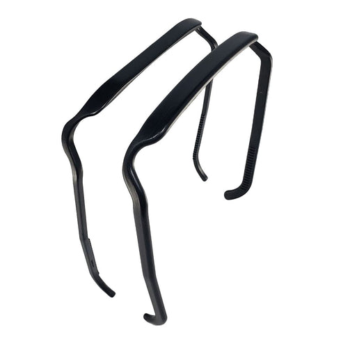 Zazzy Bandz - Curly Thick Hair Headband - Hair Blending (Two-Pack: Original Fit + Slim Relaxed Fit, Black)