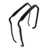 Zazzy Bandz - Curly Thick Hair Headband - Hair Blending (Two-Pack: Original Fit + Slim Relaxed Fit, Black)