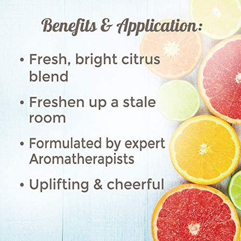Plant Therapy Citrus Burst Synergy Essential Oil Blend 10 mL (1/3 oz) 100% Pure, Undiluted, Therapeutic Grade