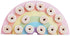 Ginger Ray Rainbow Kids Party Donut/Doughnut Wall Alternative Birthday Cake Stand Hold 14, One Size