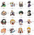 200Pcs Mixed Anime Stickers, Anime Cartoon Stickers for Laptop, Notebook Computer,Water Bottle,Luggage. Gifts for Kids, Men, Women,Teens, Adults