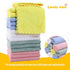15 Pack Ultra Soft Baby Bath Washcloths, Gentle on Sensitive Skin for Face and Body, Plush, Super Absorbent Wash Clothes for Girls and Boys, 10" by 10" by Lovely Care