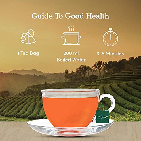 VAHDAM, Chai Tea Sampler, 20 Tea Bags - Tea Variety Pack | Assorted Chai Tea Bags | Cardamom Tea Bags, Cinnamon Tea Bags, Turmeric Masala Chai Tea | Happy New Year Gifts for Women & Men, Tea Gift Sets