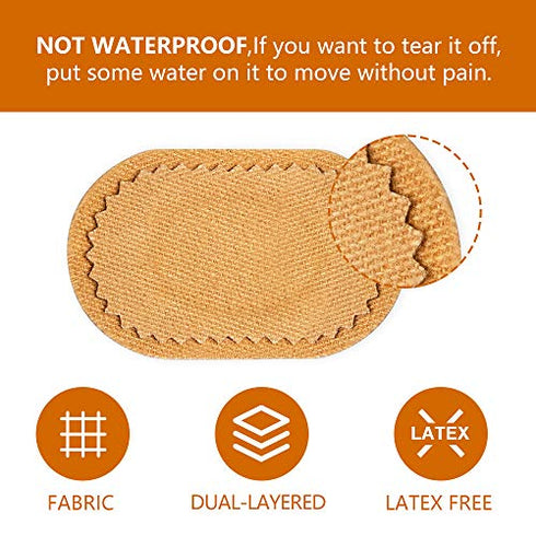 Kimihome Bunion Cushion Pads,24 Count Bunion Foot Protectors for Feet (Latex-Free), Stay in Place All Day - Strong Adhesive
