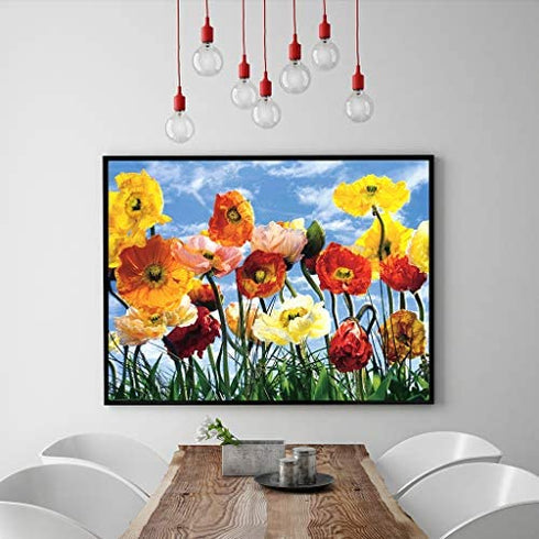 Stalente Diamond Painting Kits for Adults, Diamond Painting Flowers, Diamond Art Landscape, DIY 5D Full Round Drill Diamond Art Kits Crafts for Home Wall Decor 13.7X17.7in