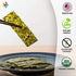 KIMNORI Seasoned Seaweed Snacks Sheets – Organic Korean BBQ Flavor 12 Individual Packs Roasted Crispy Premium 100% Natural Laver Kim Nori 4g 0.14 Ounce ? ?? ?? ??