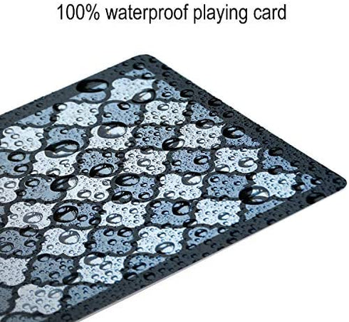 Teskyer Plastic Playing Cards, 100% Waterproof Playing Cards, Poker Cards, 2 Decks of Cards