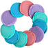 Microfiber Facial Scrubbers Reusable Makeup Remover Pads - Washable Reusable Cotton Pads - Cloth Cotton Rounds Acne Control Reusable Face Scrubber Pad For Cleansing & Face Exfoliator Pad (3 Per Pack)