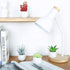 Veryhome Fake Succulent Plants Artificial Faux Succulents Mini Potted Plastic Succulents for Home Office Room Deco (Black Geometric Potted - 4pcs)