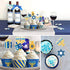 48Pcs Hanukkah Cupcake Toppers and Wrappers for Hanukkah Party Decorations Chanukkah Theme Party Supplies