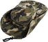 Boys Camo Sun-Bucket-Hat Summer Outdoor Safari Fishing-Hat Boonie-Cap for Big Kids 7-14Yrs (Size: 7)