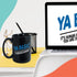 Sarcastic Coffee Mug 15oz Black, Ya Basic Slang Human Insult Sarcasm Funny Humor