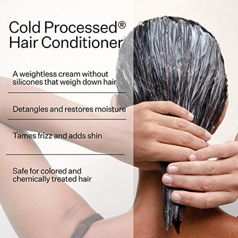ACT+ ACRE Cold Processed Hair Conditioner for Dry, Frizzy and Damaged Hair - Sulfate Free Conditioner Hair Treatment with Amaranth and Moringa Oil for Moisture, Elasticity and Shine (3 Fluid Ounces)