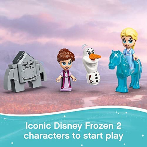 LEGO Disney Princess Elsa and The Nokk Storybook Adventures 43189 Building Toy Set for Kids, Girls, and Boys Ages 5+ (125 Pieces)