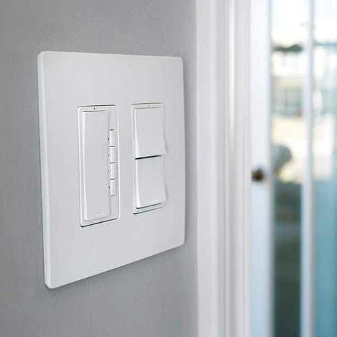 Legrand radiant 15 Amp Combination Switches, Rocker Wall Light Switch, White, 2 3-Way Switches, RCD33WCC6