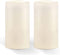 Homemory 6" x 4" Waterproof Outdoor Flameless Candles - Battery Operated Flickering LED Pillar Candles for Indoor Outdoor Lanterns, Long Lasting, Large, Set of 2