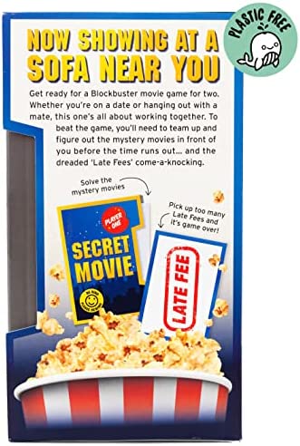 Blockbuster and Chill: 2 Player Movie Board Game for Adults and Families