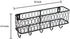 MyGift Wall Mounted Farmhouse Matte Black Chicken Wire Metal Entryway Mail Holder Letter Organizer Storage Basket with 5 Key Hooks