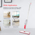 TRAV-ROUND Microfiber Spray Mop for Floor Cleaning with 3pcs Washable Pads, Wood Floor Mop with 550ML Bottle Home or Commercial Use Dry Wet Flat Mop for Kitchen Hardwood Laminate Ceramic Tile