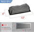 Floor Register Trap/Cover - Screen for Home Air Vent Filters 4"x10" 4-Pack