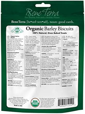 Oxbow Organic Rewards Barley and Hay Biscuit Treats for Rabbits, Guinea Pigs, Chinchillas, and Small Pets