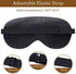 Coucoland Funny Silk Satin Sleeping Eye Mask Eye Cover for Sleep Adjustable Head Straps with Two Ear Plugs (Gold)
