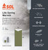 S.O.L. Survive Outdoors Longer S.O.L. 90% Reflective Emergency Bivvy, Green