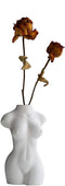 AMITD Female body form vase for Flower, Sex Body Art Vase, Vases for Decor, Modern Boho Chic Home Decor (White Body A)