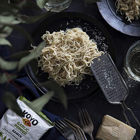 Koyo Reduced Sodium Garlic and Pepper Ramen Made with Organic Noodles 2.1, pepper,garlic, 25.2 Ounce, (Pack of 12)