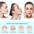 Star-Shaped Pimple Patch Hydrocolloid Acne Stickers with Tea Tree Oil + Salicylic Acid, Cover Dot for Acne Blemish, Pimples, Whiteheads, Zit, Draw out Oil & Impurities, 108 Dots, 12mm & 8mm