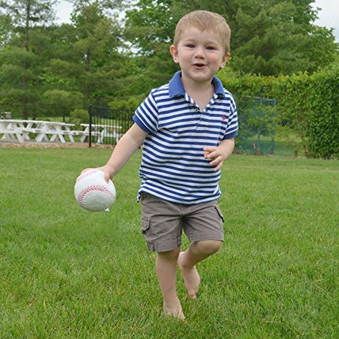 CatchStar Plush Baseball Stuffed Baseball Toy Durable Baseballs Plush Toy Soft Sports Ball Toy Gift for Kids Boy Baby Children Infant Toddler 4"