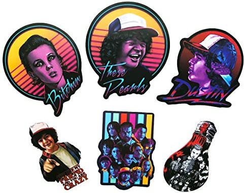 YOUTHSTORE 50PCS Stranger Things Movie Stickers Halloween Decorations Laptop Sticker Wardrobe Car Skateboard Motorcycle Bicycle Mobile Phone Luggage Guitar DIY Decal for Teens (Stranger Things 50)