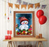 Christmas 5d DIY Diamond Painting by Number Kits for Adults,Diamond Art Kits Crystal Rhinestone Embroidery Diamond Dotz Home Decorations Snowman Gift?Canvas Size: 11.8 X 15.75 in