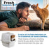 6-Piece Litter Box Filters for Hooded Cat Litter Box – Activated Charcoal Filters Eliminate up to 99% of Litter Box Odors – 6 Inch x 6.5 Inch Trimmable Pads