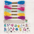 Make It Real - Animal Jam Charm Bracelets. DIY Animal Jam Themed Charm Bracelet Making Kit for Girls. Arts and Crafts Kit to Create Unique Tween Bracelets with Cord, Chains and Metallic Charms