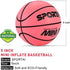 Mini Basketball Toys for Kids - Toddlers Basketball ,Small and Cute Bouncy - Beach Ball, Safe and Soft to Handheld 5" Pink Basketball, No Pump
