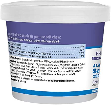 Essential Pet Products Alaska Wild Salmon Oil Soft Chews with Natural Omega-3 Fatty Acids for Cats