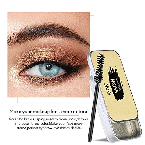 Ownest 2 PCS Eyebrow Soap Kit,Brows Styling Soap,Long Lasting Waterproof Smudge Proof Eyebrow Styling Pomade for Natural Brows, 3D Feathery Brows Makeup Balm