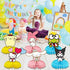 6Pcs Kitty, Kuromi, Keroppi Birthday Party Supplies, Kawaii Sanrio Theme Party Centerpieces, 3D Double Side Table Toppers, Cake Toppers, My Melody Birthday Decorations for Girls and Boys Baby Show